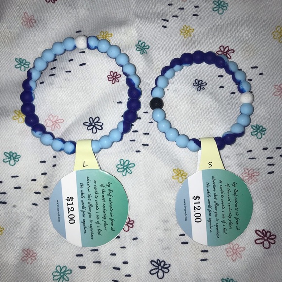 Tie Dye Blue Ivy Reef Lokia Jelly Bracelets - Picture 5 of 5